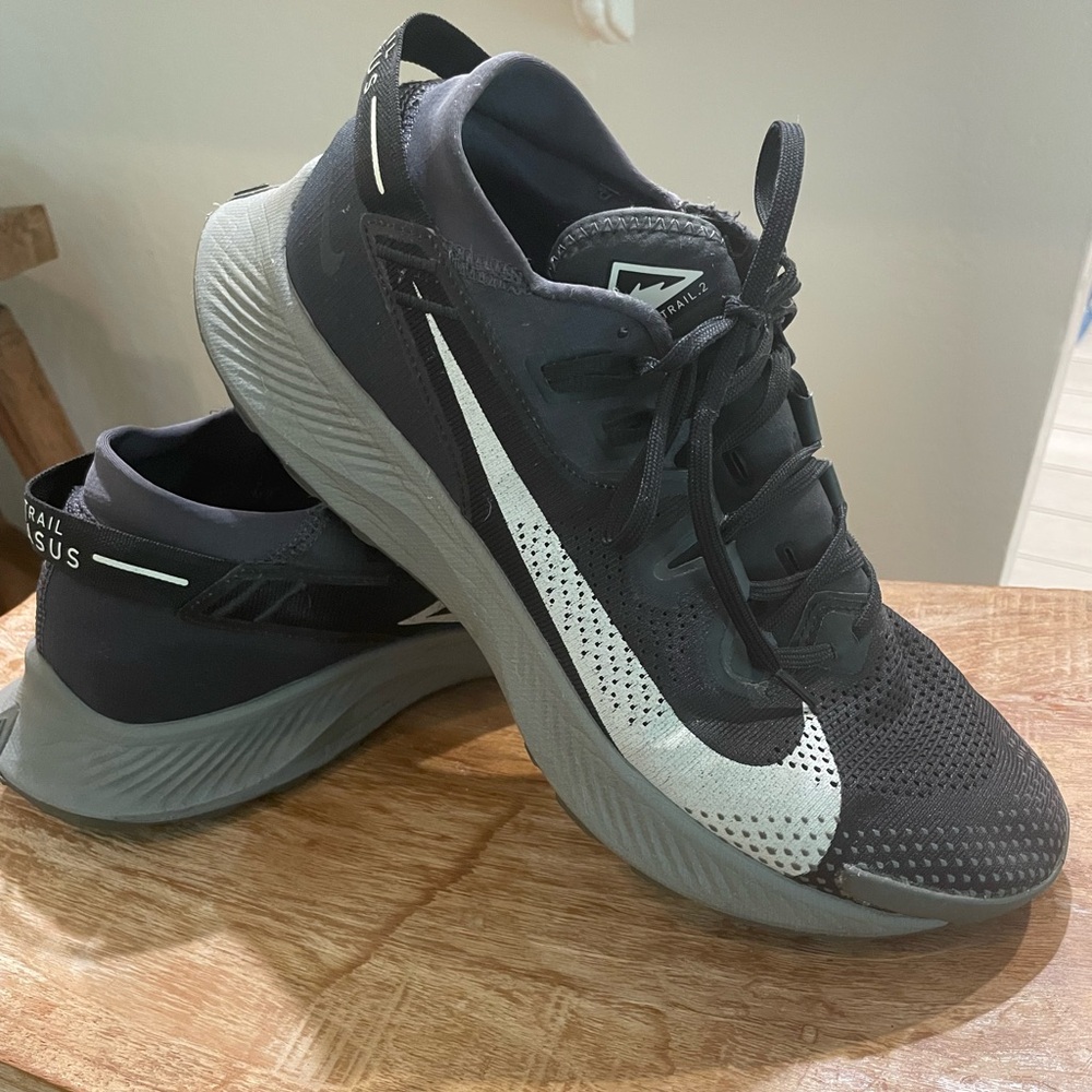 Nike Pegasus Trail 2 - Black and Gray Trail Running Shoes